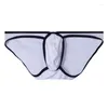 Mutande CMENIN 3Pcs Traspirante Gay Sexy Men Underwear Mens Slip 2023 Modal Slip Mutandine da uomo Sospensorio Slip Bikini AD7105