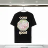 Ceseblanca Men's T-shirts Summer Popular Brand Short Sleeve Fruit Plant Colorful Lettering Fatty T-shirt