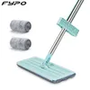 Mops Fypo Zelfwringende platte dweil Home Handwas Gratis dweil Microfiber vloermop 360 roterende schoonmaakmop Huishoudelijke schoonmaakbenodigdheden Z0601