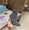 丸いハイヒールヒールショートファッション靴下セクシーな女性ブーツ