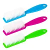 Long manche nettoyage des ongles brosse propre autres articles fichier manucure pédicure doux enlever la poussière gommage petit angle dépoussiérage multicolore