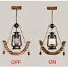 Pendant Lamps Retro Lamp Rural Creative Kerosene Old Fashioned Hanging Light Restaurant Cafe Bamboo Lights