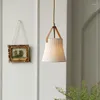 Lampade a sospensione Lampadario moderno in vetro ceramica imitazione illuminazione Lampadario in ferro battuto oro cromato per interni Loft Nordic Decor
