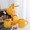 Mugs 3D Creative Ceramic Coffee Funny Cartoon Cups Personlig Master Mug Gift Teaware Office Eco Teacup Water Kungfu Drinkware