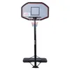 Basketball Hoop System Height Adjustable Basketball Stand for Teens Adults Indoor Outdoor w/Wheels, 43 Inch Backboard Teenagers Indoor Outdoor