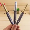 Knife Shape Ballpoint Pen Blue Ink School Office Stationery Writing Tools Gift