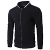 Men's Jackets 2023 Spring Cross-border Leisure Sports Korean Version Of Boys Zipper Youth Solid Color Cardigan Coat