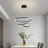 Pendant Lamps Simple Modern LED Chandelier Ceiling Lamp High Brightness Decor Ornament For Living Room Dining Bedroom