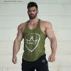 Herren-T-Shirts HETUAF Herren Bodybuilding Tank Top Fitnessstudios Fitness ärmelloses Hemd 2019 Neue männliche Baumwollkleidung Mode Singlet Weste Unterhemd T230601