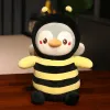 Pinguim bonito dos desenhos animados Cosplay Vestir-se Brinquedos de Pelúcia Animais Adoráveis Recheados Boneca Travesseiro de Bebê Macio Crianças Meninas Aniversário Presente de Natal