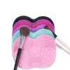 Silicone Maquillage Brosse Cleaner Pad Outil À Main Fondation Maquillage Brosse Scrubber Board Maquillage Brosse De Lavage Gel Tapis De Nettoyage 0067