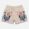 Wholesale Sublimation Custom Men's Mesh Shorts With Side Pockets Breathable Fashion Summer Mesh Shorts KZ