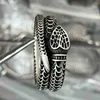 70% off designer jewelry bracelet necklace ring spirit snake Sterling classic animal zodiac series boutique couple ringnew jewellery