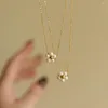 perlas de dama de honor de joyas de oro