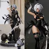 GK heykel anime oyunu nier otomata figürler avcı 2b Yorha No.2 Tip B Eylem Şekil İki Baş Yorha Heykelcik Modeli Oyuncak L230522