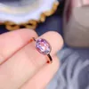 Cluster Rings Bezel Setting Ametrine Ring Oval 6x8mm Natural Solitiare Birthstone Jewelry