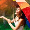Parapluies Poignée de parapluie robuste Remplacement Poignée remplaçable Plastique