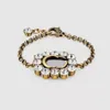 Modna Bracelets Brass Diamond Antique Vintage Designer Bransoletka Wysoka jakość z Case2514