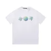 T-shirt homme imprimé fleur classique style paris coton mode estivale manches courtes pour hommes femmes