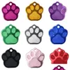 Hundtagg -ID -kort PAWSTRIP 50st Lot Tom ID Tag Aluminium Pet Bone Paw Paw Puppy Collar Pendant Anpassade kattmärken Y252N Drop Leverans DH9WH