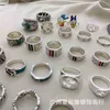 80% de réduction bijoux de créateur bracelet collier paire bague vieux Daisy amour intrépide squelette tête de serpent délicat émail couple