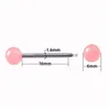 Anneaux De Langue Colorf Acrylique Anneau Lumineux Mamelon Barbell Piercing Stud Barre En Acier Chirurgical Pour Les Femmes Corps Bijoux Drop Delivery Dhbf4