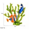 ピンブローチ美しくてカラフルなトロピカル女性に適したニュートラル海藻コーラルフィッシュピンデコレーションアクセサリーパーティーオフィスGIF G230529