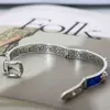 70% di sconto designer gioielli braccialetto collana anello Qi personalità smalto blu testa cintura ad incastro coppia braccialetto
