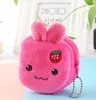 Women Cute Print Girl Plush Coin Purse Change Purse Bag Wallet Personality Wallet Cartoon Animal Coin Purse