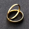 Ringe Wolframcarbid-Ring vergoldet gewölbt poliert Ehering Gold Edelstahl Herren Damen Paar 4 mm 6 mm 8 mm Klassisch rund