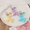 Ciondolo portachiavi a forma di cucciolo di bolla in acrilico carino Ciondolo portachiavi con animali creativi per auto da donna Portachiavi Accessori per gioielli Regalo