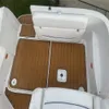 2006 Bayliner 185 BR COCKPIT FLOOT BOAT EVA FOAM FAUXチークデッキフローリングパッドマットバッキング接着剤シーデックゲーターステップスタイルの床