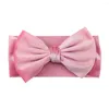 Akcesoria do włosów 23PCS/LOT Baby Gilrs Velvet Bow Turban Fryzjer Autumn zima Urodzona elastyczna opaska głowa