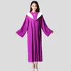 Ubranie etniczne Chrześcijańska sukienka kościelna noś Jezus Class Service Służba biała fioletowa hymn święty odzież kostium zaśpiewaj suknię