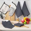 Ångrengörare Mops Accessories Homaxy 46st Cotton Kitchen Handduk Ultra Mjuk magisk rengöringsduk Absorberande trasor förtjockade torkdukar Diskduken 230531