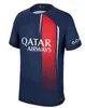 Mbappe Hakimi Soccer Jerseys 2023 2024 Maillot de Foot Marquinhos Verratti 23 24 Sergio Ramos målvakt Men Kids Kits Set Football Shirts