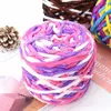 Yarn 160g/ball soft milk polyester blended cotton linen coarse hand knitted crochet hat scalp slider toy DIY P230601