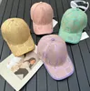 قبعات مصممة للبيسبول يركض قبعة فاخرة فاخرة ملتوية الصيف خطاب بسيط شمس قبعة للنساء النمر النمر الأزياء التطريز Casquett