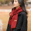 Scarves Reliable Long Scarf Fine Workmanship Cold Resistant 6 Colors Optional Woolen Yarn Knitted Winter