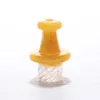 Lo nuevo Cool 30MM Fumar Portátil Colorido Vidrio grueso Hecho a mano Bubble Carb Cap Nails Dabber Bong Oil Rigs Hookah Shisha Waterpipe Bowl Bubbler Tip Hat DHL