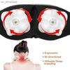 U Shape Electrical Shiatsu Back Shoulder Body Neck Massager Infrared Heated Kneading Car Home Massager Multifunctional Shawl L230523