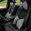 New Classic Plaid Bowknot Universal Car Neck Pillow Ornaments Seat Poggiatesta Supporto Forniture Accessori per interni auto per donna