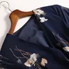 エスニック衣類日本長い着物伝統的なコスプレ芸者ヴィンテージ印刷ファッションアダルトドレス女性ゆき日本語スタイルハオリ