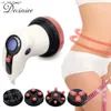 4in1 Infrarood Vet Cellulitis Remover Elektrische Full Body Afslanken Massager voor Spieren Ontspanning Body Beeldhouwen 3D Roller Apparaat L230523