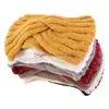 Hoofdbanden Nieuwe mode Dames Winter Haakwol Gebreide hoofdband Haarbanden Hoofdomslag Twist Turban Ear Headwarmer Accessoires Drop de DHXPS