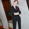 Two Piece Dress Fashion Casual Black Blazer Women Skirt Suits Jacket Sets Ladies Work Business Clothes Office Uniform Styles