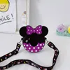 Bolsa infantil Silicone Caricatura Bolsas de mudança Mouse Ear Titular de cartão Clutchs Designer bolsas de ombro Bolsa retrô pequena Moeda Clutch Bolsa crossbody Bolsa com zíper Bolsas de crédito BC773