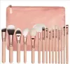 Marke hohe qualität Make-Up Pinsel 15PCSSet Pinsel Mit PU Tasche Professionelle Pinsel Für Pulver Foundation Erröten Lidschatten