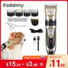 Verzorging Rodanny Professional Pet Clippers USB Oplaadbare elektrische honden Trimmer Kit Dieren Haar snijmachine