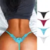 Cuecas Calcinha Feminina Floral Bordado Oco Tanga Cintura Baixa Calcinha Fina Sem Costura Cueca Sexy Ultraleve e Confortável J2305